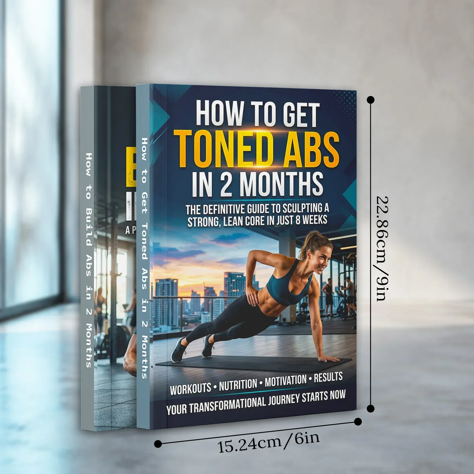 男性と女性のための2冊セット腹筋トレーニングガイド、引き締ま - Fitness Nutrition Guide Book のレビューと価格